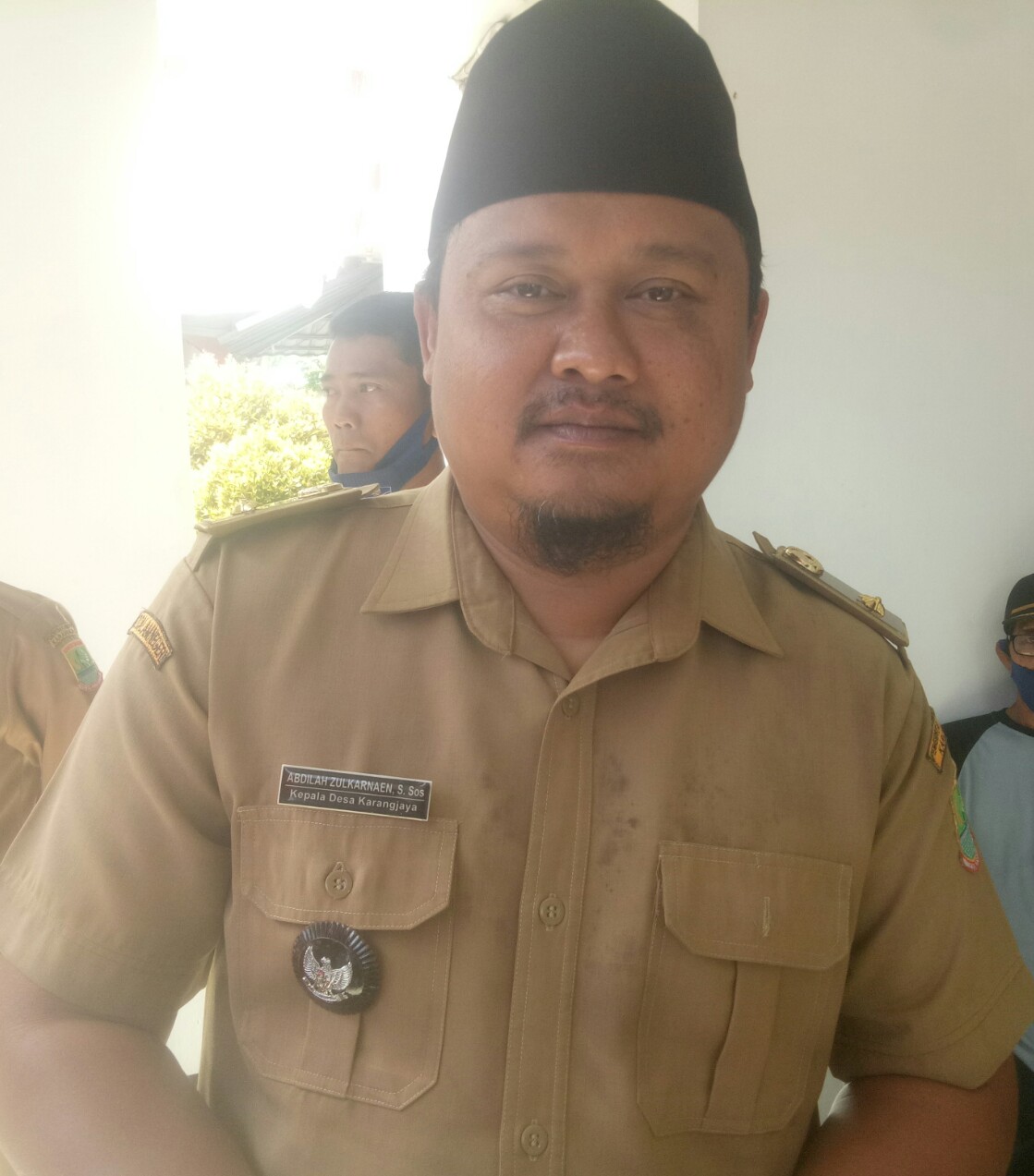 Kades Karangjaya Prihatin SDN Karangjaya III